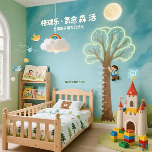 格瑞樂?氧愈森活 - 兒童房負氧離子生態(tài)涂層空氣凈化方