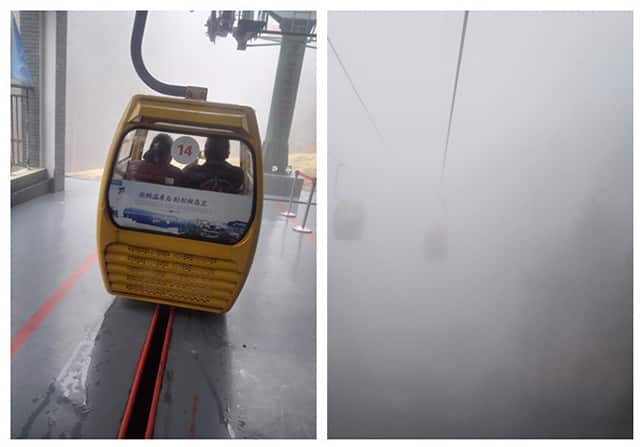 格瑞樂(lè)環(huán)保親近大自然之旅--坐索道下山