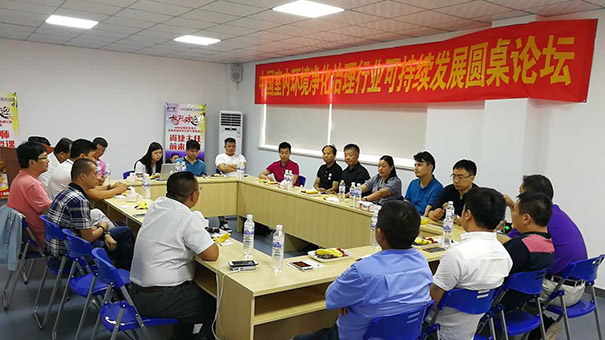 中國室內(nèi)環(huán)境凈化治理行業(yè)可持續(xù)發(fā)展圓桌論壇會議進(jìn)行中